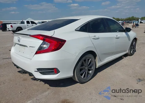2020 Honda Civic Sport из США, поврежденный, VIN 19XFC2F83LE005862